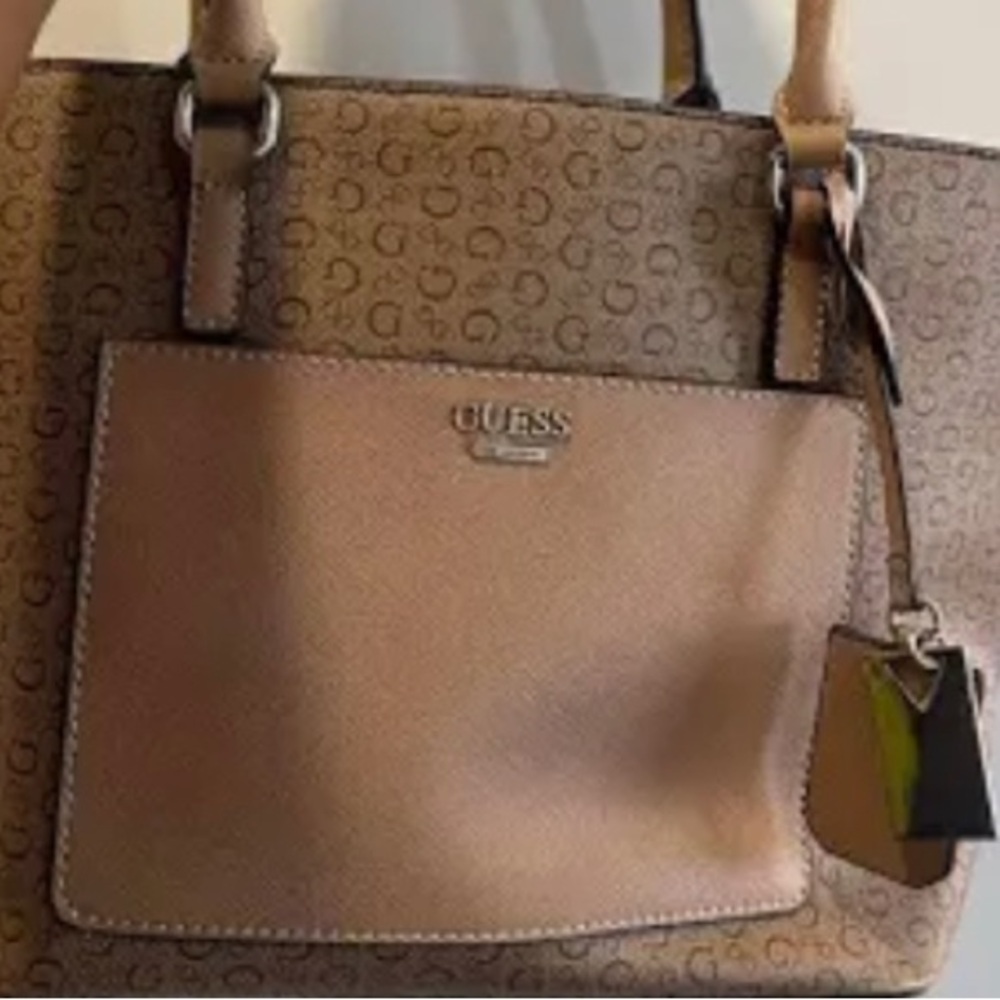 GUESS Brown Tote Bag